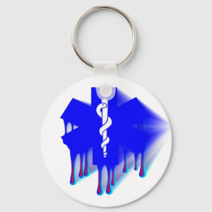 Star Of Life Melting Keychain