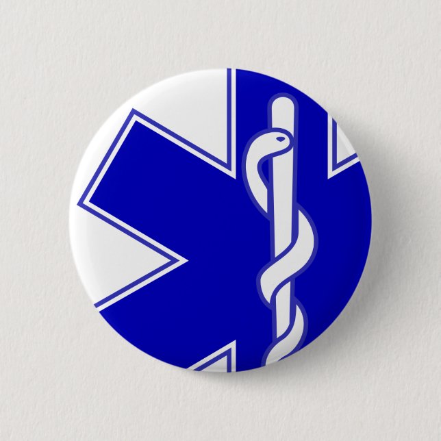 Star of Life Offset Medic Pin (Front)