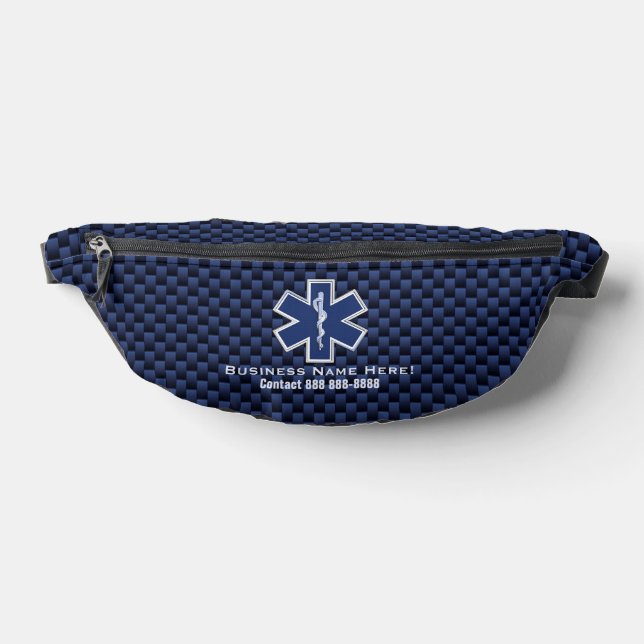 Star of Life Paramedic Emergency Medical Services Fanny Pack (Lay Down)