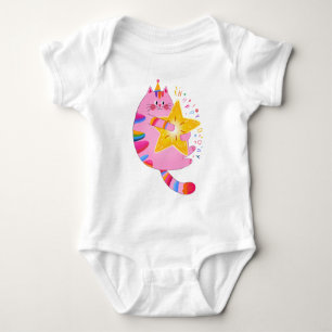 Star of the Purrty: B-Day Edition 🎂✨ Baby Bodysuit