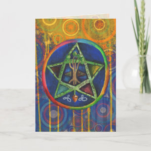 Star of Truth Celtic Note Card