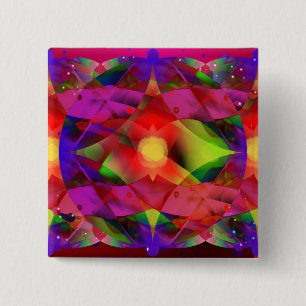 Star of Wonder 2 Inch Square Button