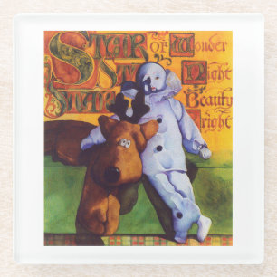STAR OF WONDER Glass Drink Coaster 