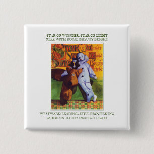 STAR OF WONDER Square Pin Button + Lyrics
