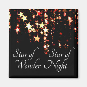 Star of Wonder Star of Night We Three Kings Carol Magnet