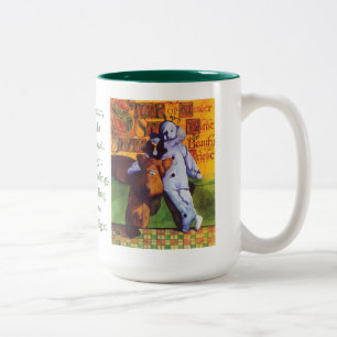 STAR OF WONDER Tall Hunter Green Mug à deux tons