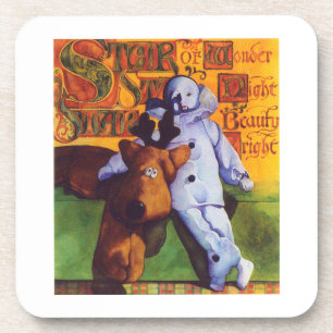 STAR OF WONNER Dessous de verre en plastique dur