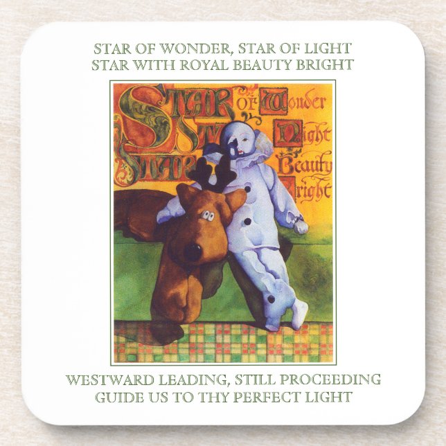 STAR OF WONNER Dessous de verre en plastique dur + (Devant)