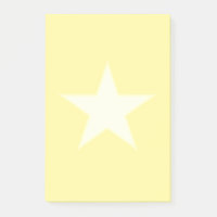Star on Light Yellow