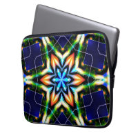 Star or flower cracking metallic armour, blue matt