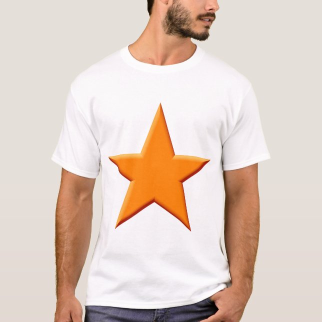 Star - Orange T-Shirt (Front)