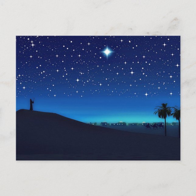 Star Over Bethlehem Postcard (Front)
