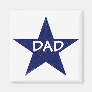 Star Papa Magnet