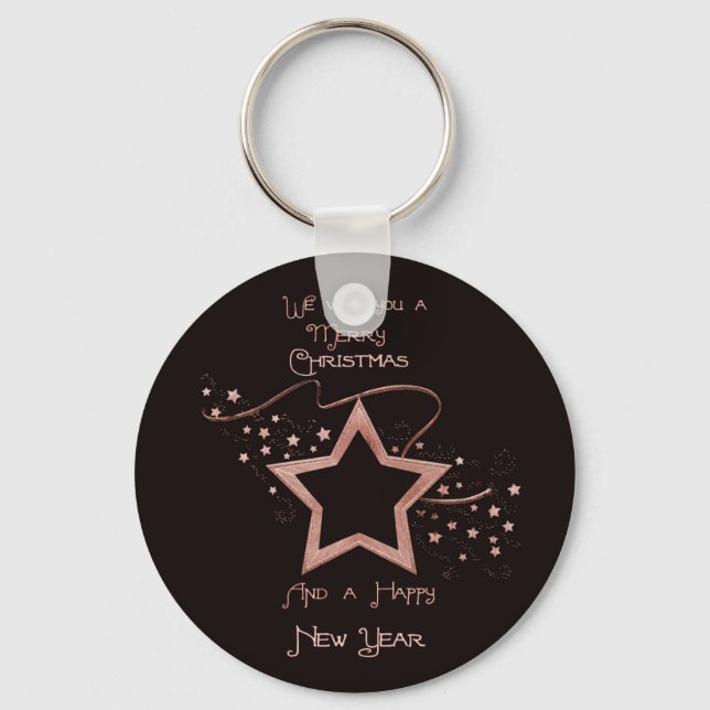 Star Patch (solid) Keychain (Front)