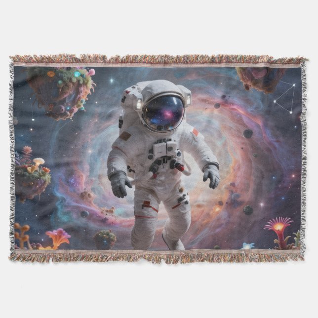 Star Path - Journey Through the Universe´2 Throw Blanket (Front)