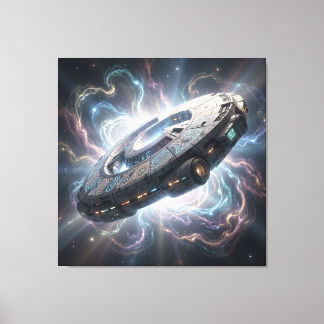 Star Path – Journey Through the Universe´8 Canvas Print (Front)