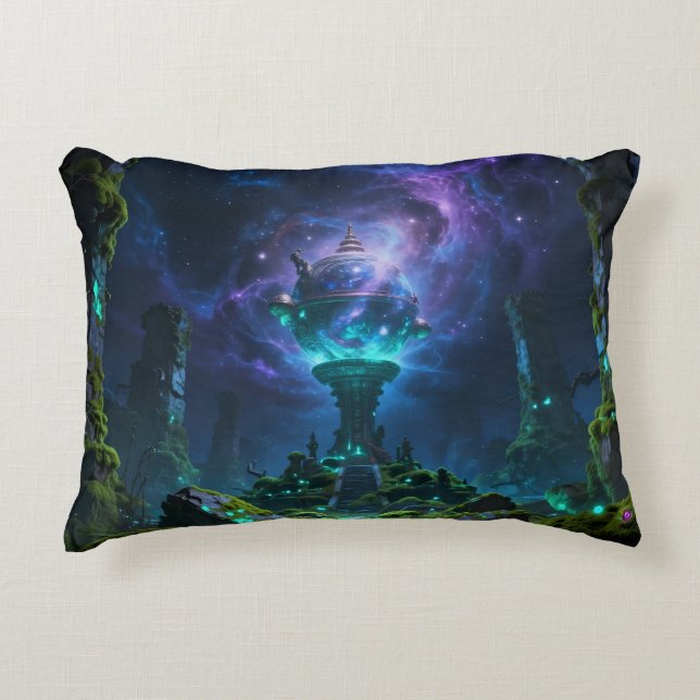 Star Path - Journey Through the Universe Accent Pillow (Front)