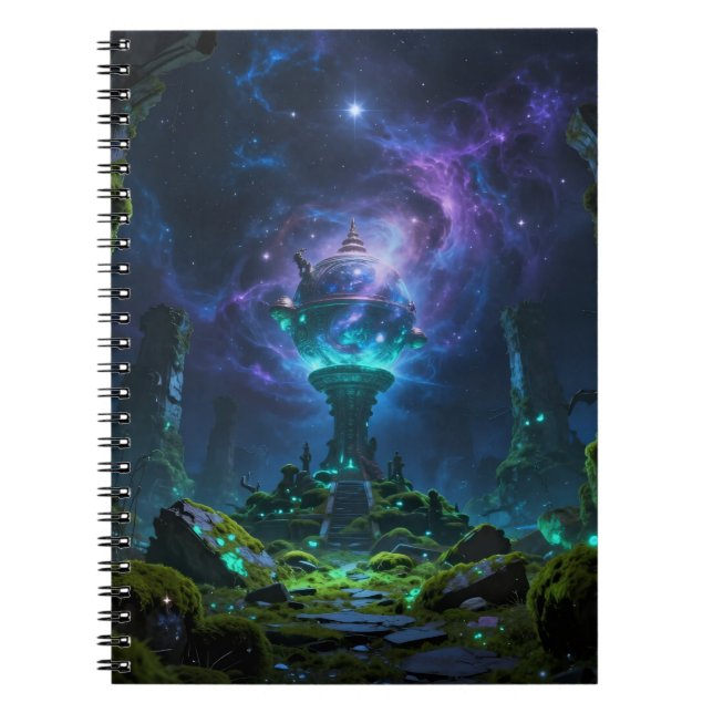 Star Path - Journey Through the Universe Notebook (Front)