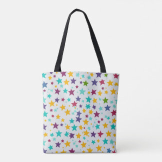 Star patterend tote bag