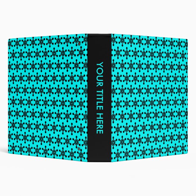 Star Pattern (1.5in) - Cyan Binder (Background)