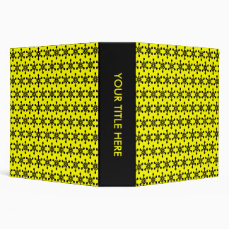 Star Pattern (2.0in) - Yellow Binder