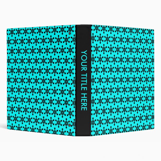 Star Pattern - Cyan Binder (Background)