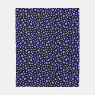 Star pattern fleece blanket