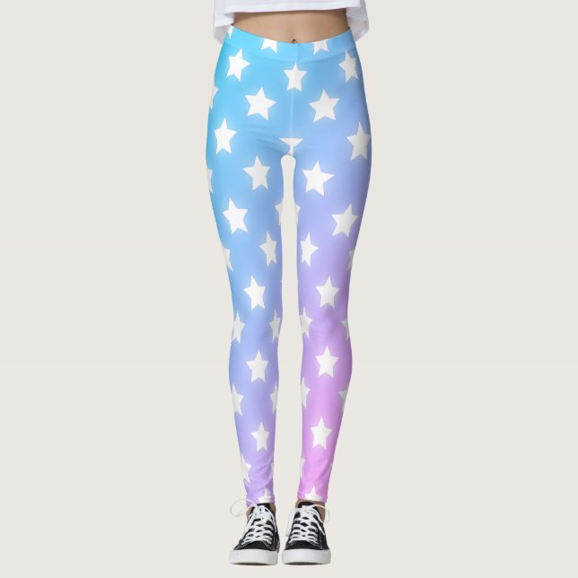 Star Pattern Leggings (Front)