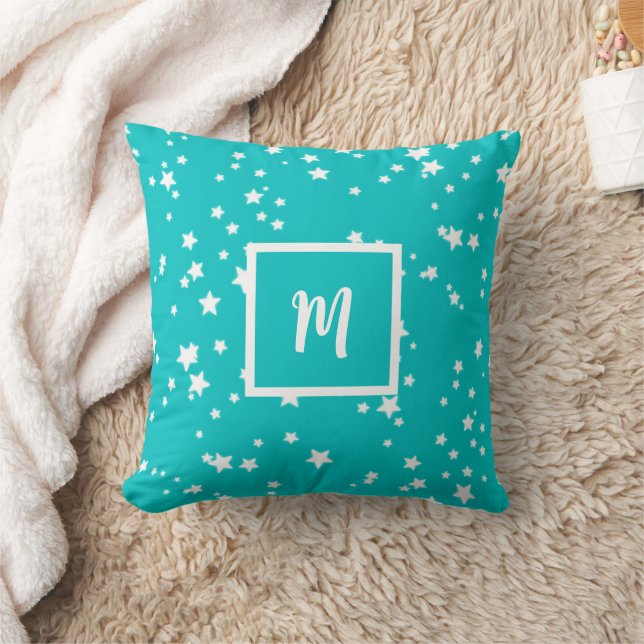 Star pattern monogram cushion (Blanket)