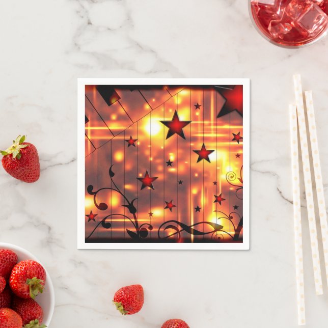 Star Pattern Napkin (Insitu)