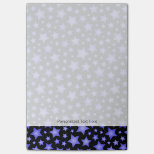Star pattern post-it notes