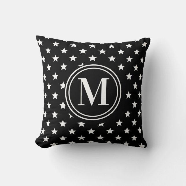 Star Pattern Throw Pillow (Front)