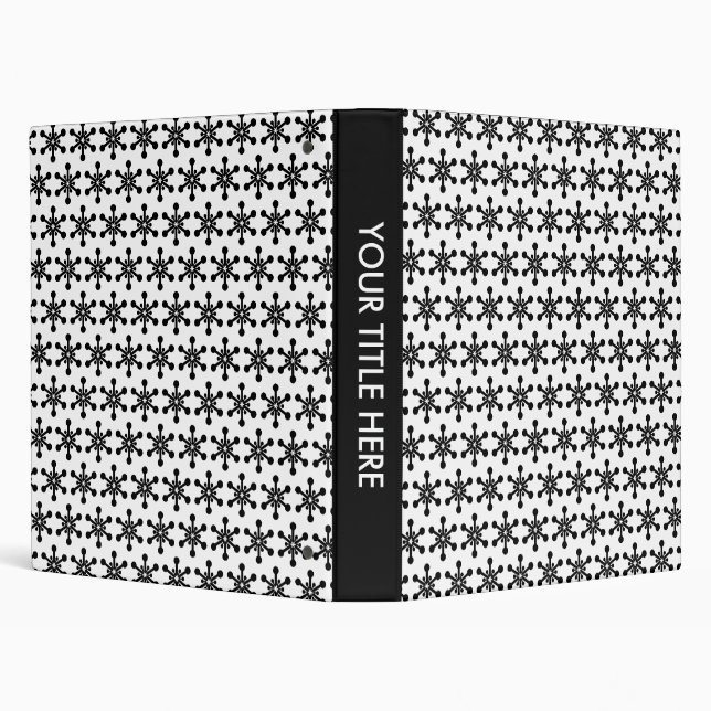 Star Pattern - White Binder (Background)