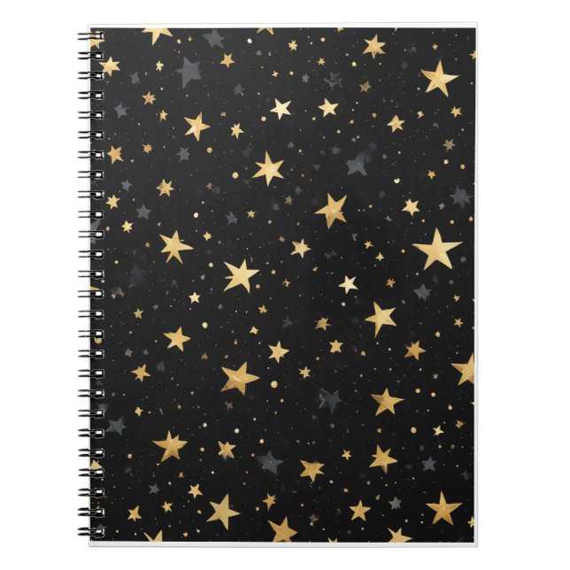 star patterned note notebook (Front)