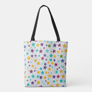 Star patterned tote bag