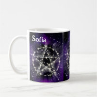 Star Pentagram Add Name Pentacle Wiccan