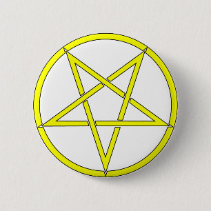 Star Pentagram Five 5 Pointed Symbol Classic Comic 2 Inch Round Button