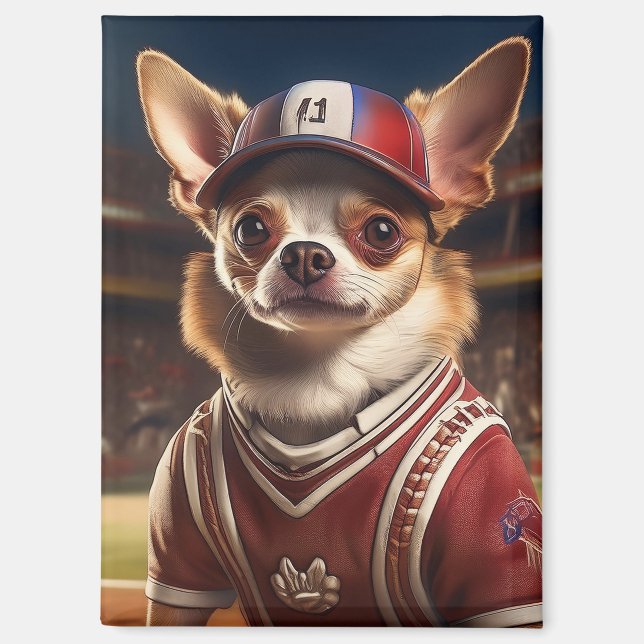 Star Pitcher For The Chihuahua 9 Magnet (Front)