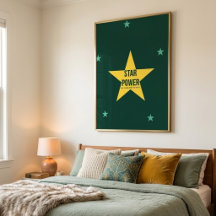 Star Power — 90s Maximalist | Retro Bedroom Art
