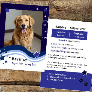 Star Power Therapy Animal Trading Card