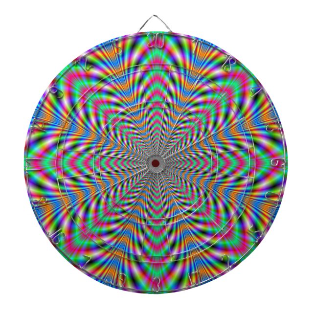 Star Psychedelic Dartboard (Front)