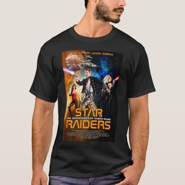 STAR RAIDERS poster art 01 T-Shirt (Front)
