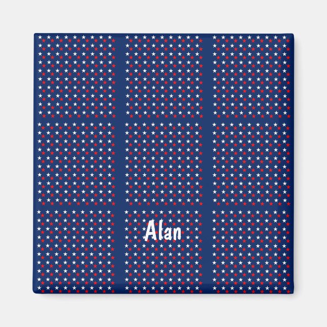 Star Red White/Blue Magnet (Front)