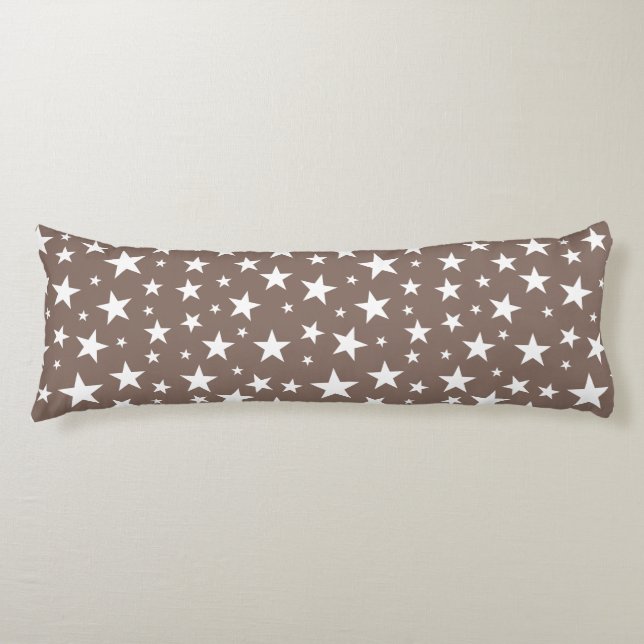 Star Repeating Pattern Body Pillow (Front)