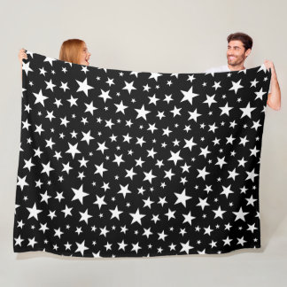 Star Repeating Pattern Fleece Blanket