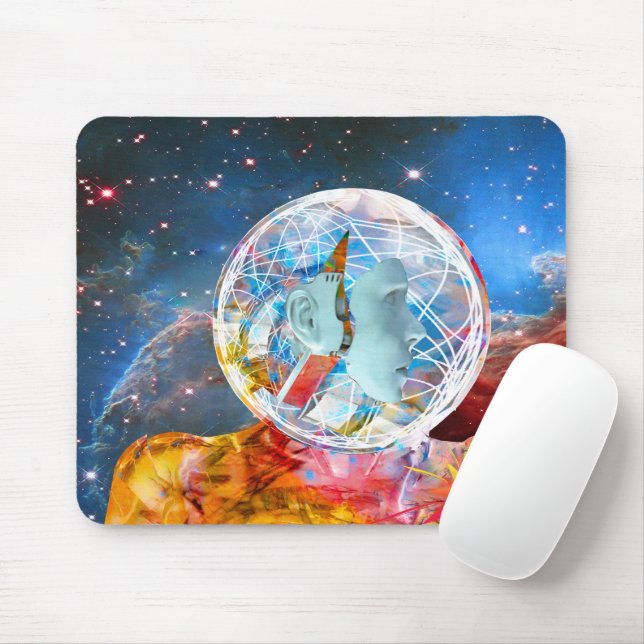 Star Robot Mouse Mat (With Mouse)