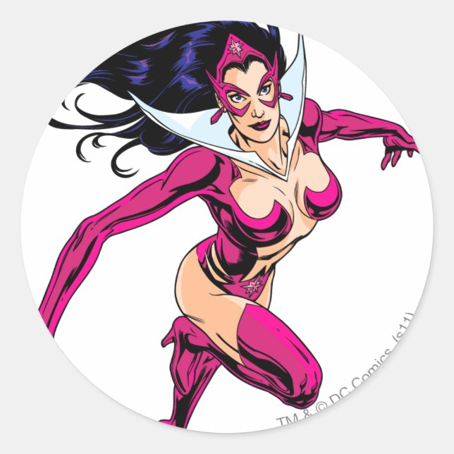 Star Sapphire 1 Classic Round Sticker (Front)
