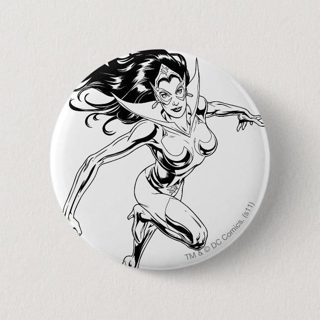 Star Sapphire 3 2 Inch Round Button (Front)