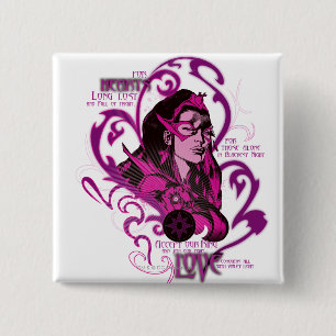 Star Sapphire Graphic 1 2 Inch Square Button