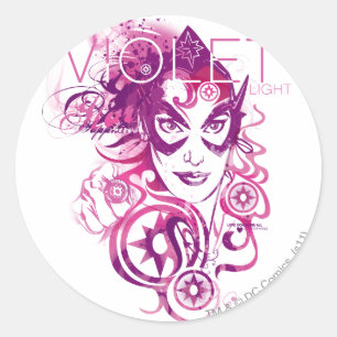 Star Sapphire Graphic 3 Classic Round Sticker
